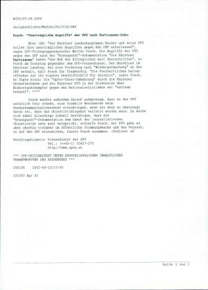 Posch: "Unerträgliche Angriffe" der FPÖ ...  - nosilna