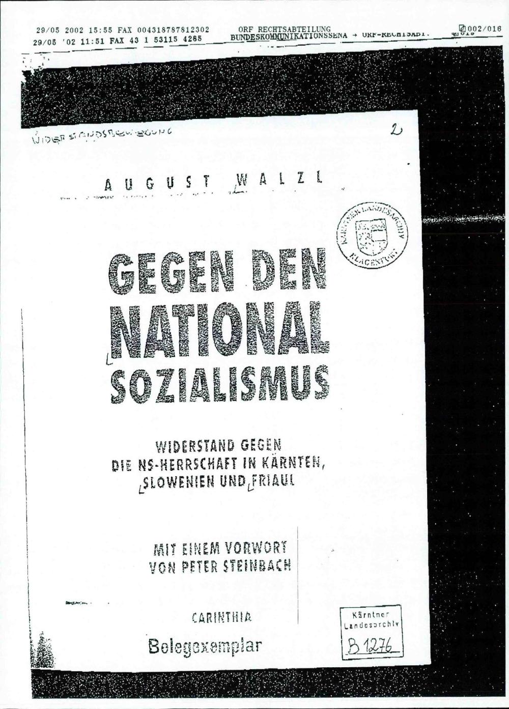 Gegen den Nationalsozialismus