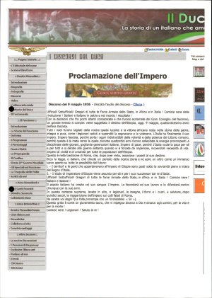 Benito Mussolini: Proclamazione dell'Imp...  - nosilna
