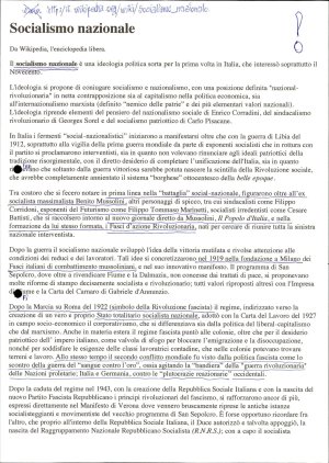 Socialismo nazionale, Der italienische F...  - nosilna