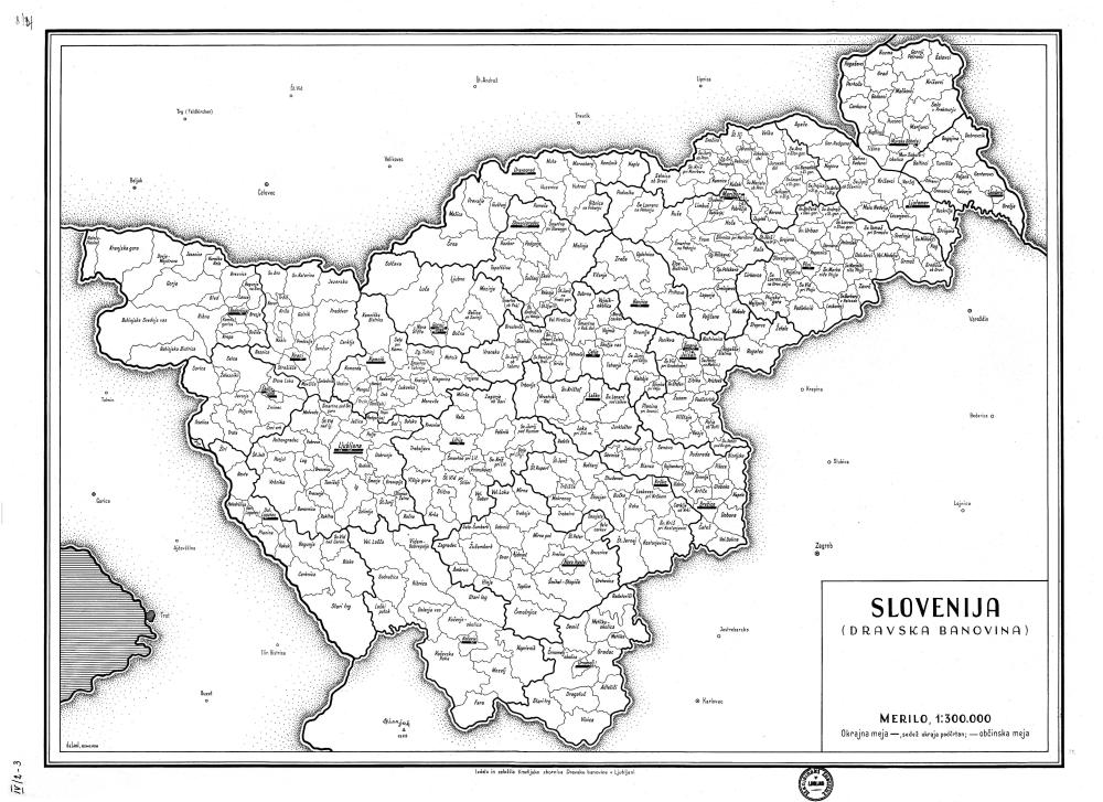 Slovenija (Dravska banovina) - Podrobnej... - nosilna