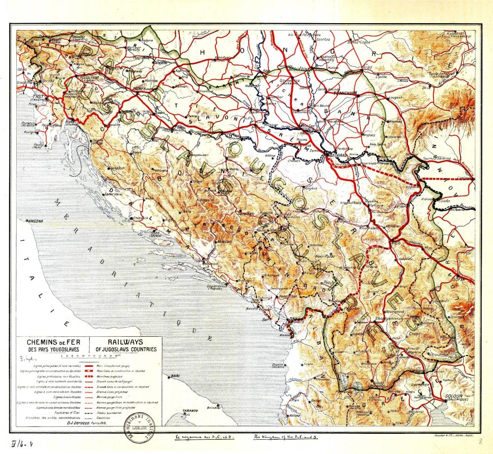 Chemins de fer des Pays Yougoslaves / Railways of Jugoslavs Countries