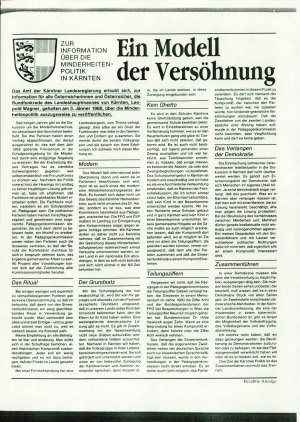 Ein Modell der Versöhnung  - nosilna