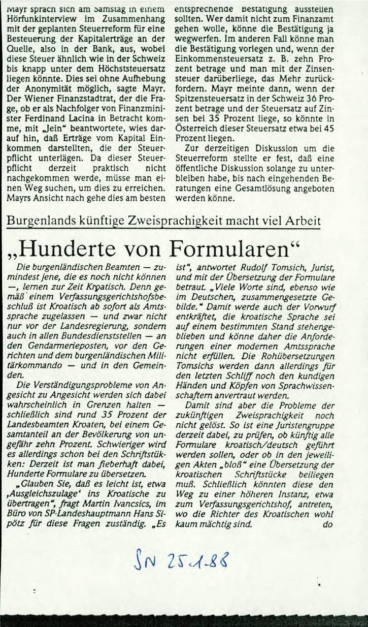 Hunderte von Formularen