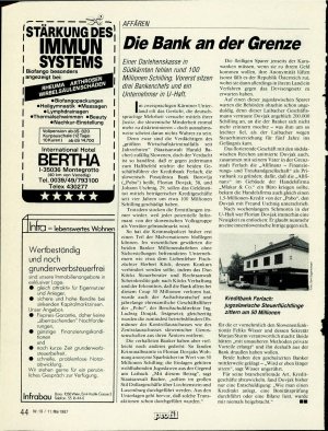 Die Bank an der Grenze  - nosilna