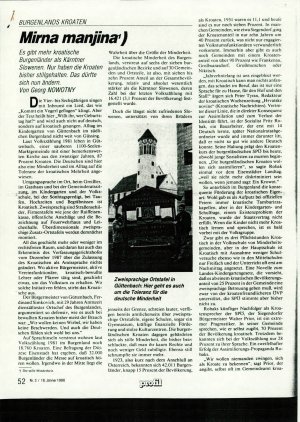 Mirna manjina  - nosilna