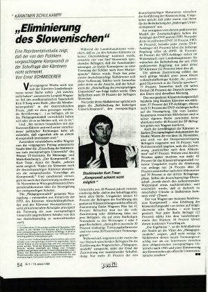 "Eliminierung des Slowenischen"  - nosilna