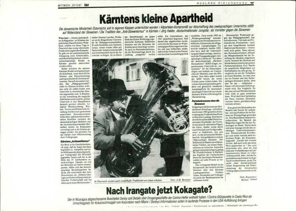 Kärntens kleine Apartheid - nosilna