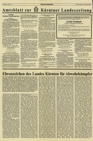 Ehrenzeichen des Landes Kärnten für Abwe...  - nosilna