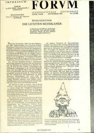 Die letzten Mohikaner  - nosilna