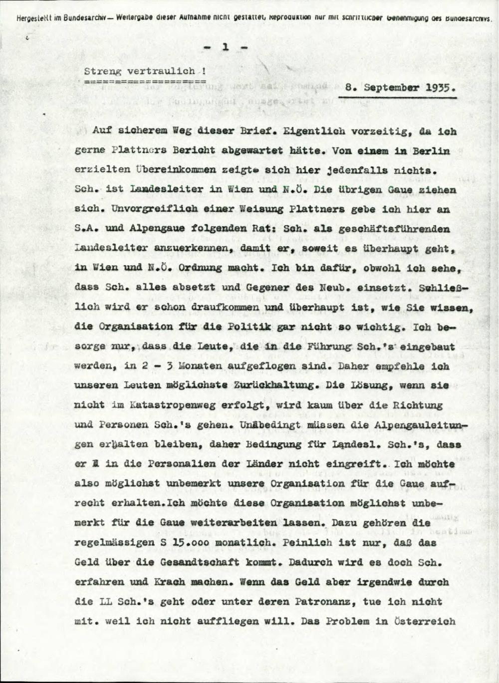 Streng vertraulich! - nosilna