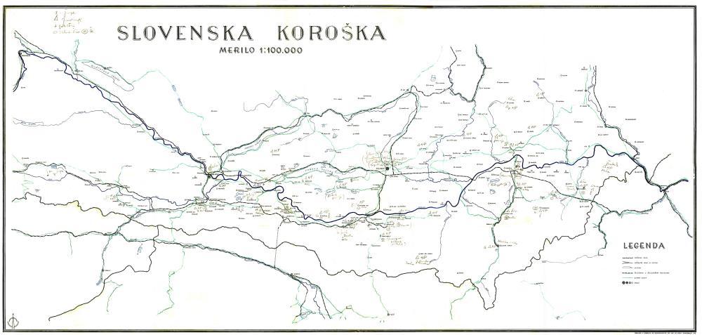 Slovenska Koroška - ustanove, delovna - nosilna