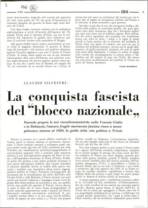 Claudio Silvestri: La conquista fascista...  - nosilna