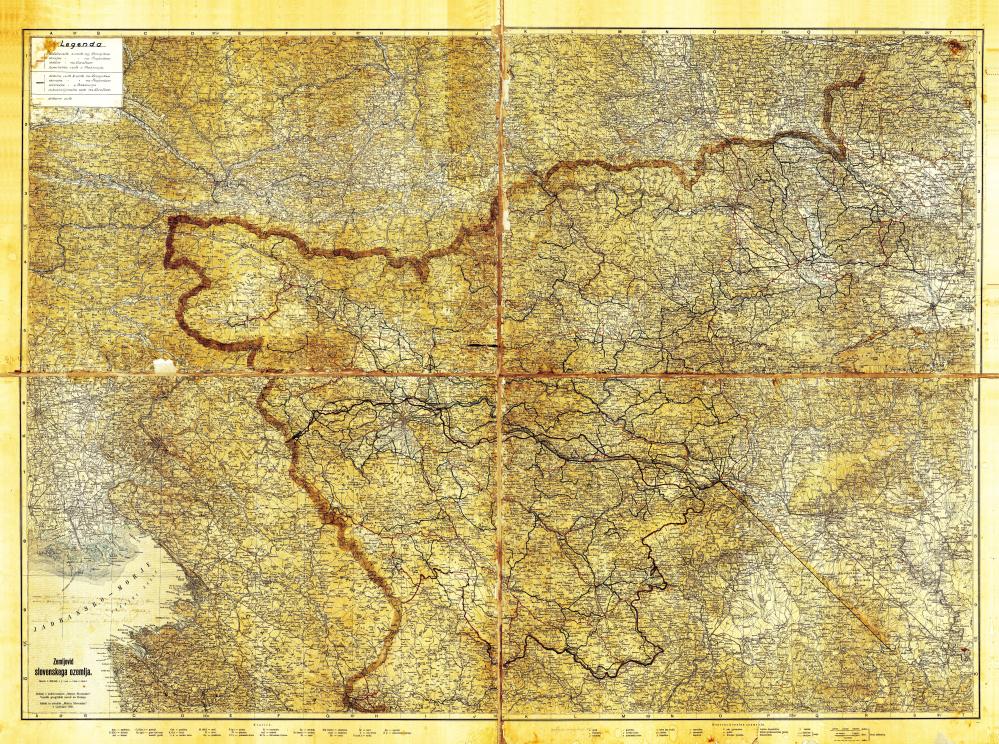 Zemljevid slovenskega ozemlja