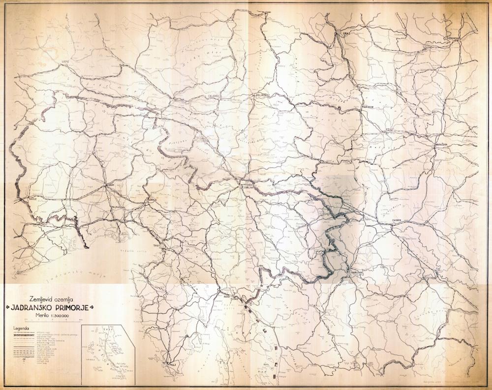 Zemljevid ozemlja "Jadransko Primorje"