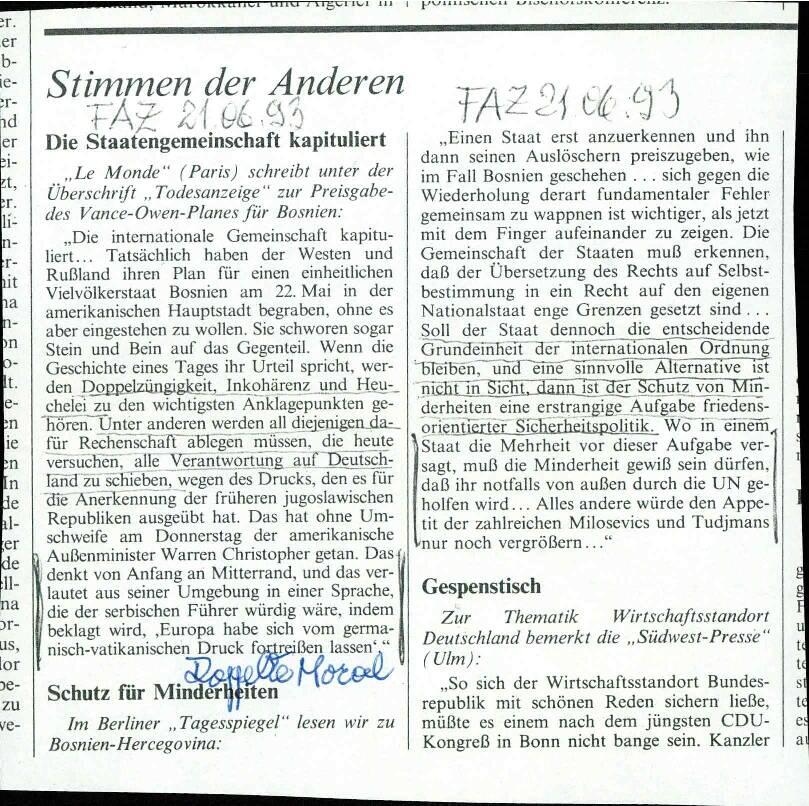 Die Staatengemeinschaft kapituliert