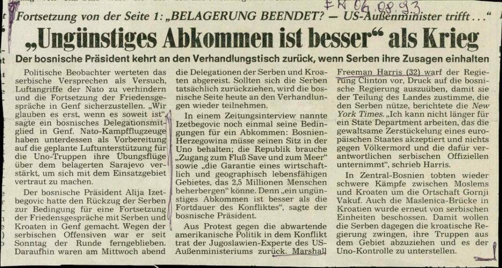 "Ungünstiges Abkommen ist besser" als Kr... - nosilna