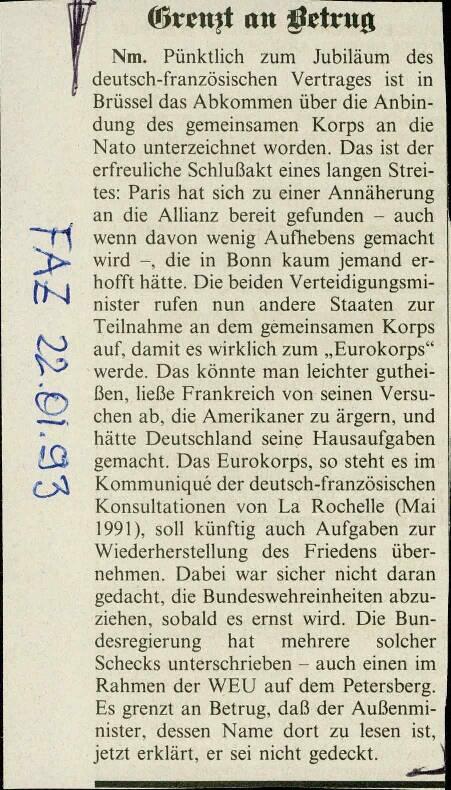 Grenzt an Betrug