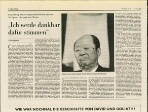 "Ich werde dankbar dafür stimmen"  - nosilna