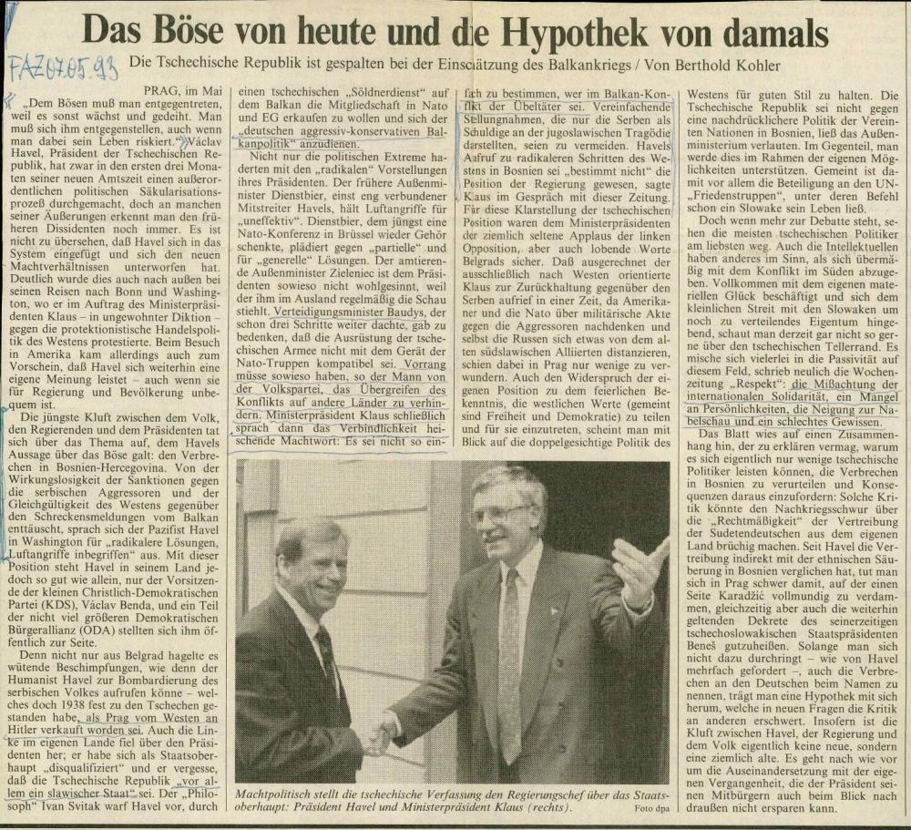 Das Böse von heute und die Hypothek von ... - nosilna