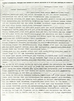 Dopis s komentarjem na notranje, avstrij...  - nosilna