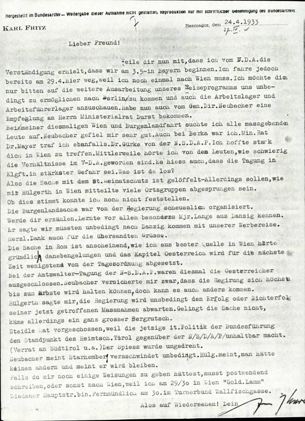Opis dela v organizaciji Verein für Deutsche Kulturbeziehungen im Ausland (Društva za nemške kulturne odnose v tujini)