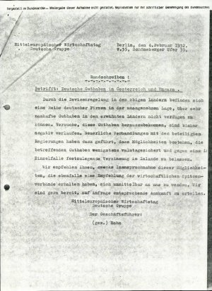 Deutsche Guthaben in Oesterreich und Ung...  - nosilna