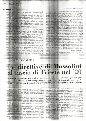 Claudio Silvestri: Le direttive di Musso...  - nosilna