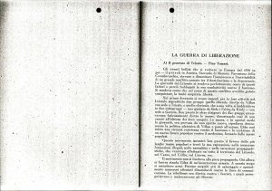 La guerra di liberazione  - nosilna
