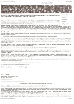 Stralcio della relazione della Commissio...  - nosilna