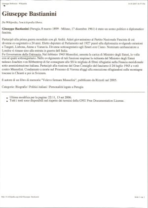 Giuseppe Bastianini  - nosilna