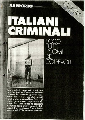 Italiani criminali: ecco tutti i nomi de...  - nosilna