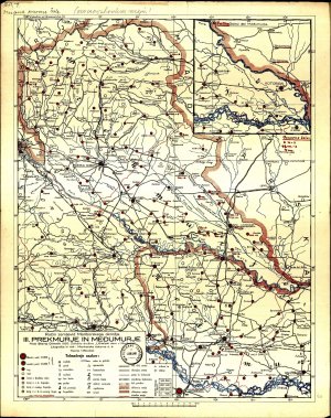 Ročni zemljevid Mariborskega okrožja: II...  - nosilna