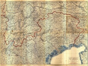 Ravensteins Kriegskarte Nr. 45: Tirol u....  - nosilna