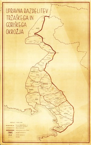Upravna razdelitev Tržaškega in Goriškeg...  - nosilna