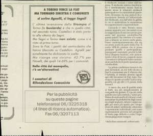 A Torino vince la Fiat ma tornano sinist...  - nosilna