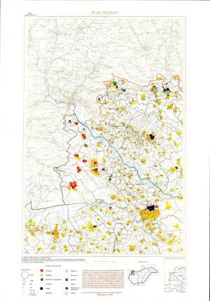 Volkstumskarte von Ungarn = Preszburg: B...  - nosilna