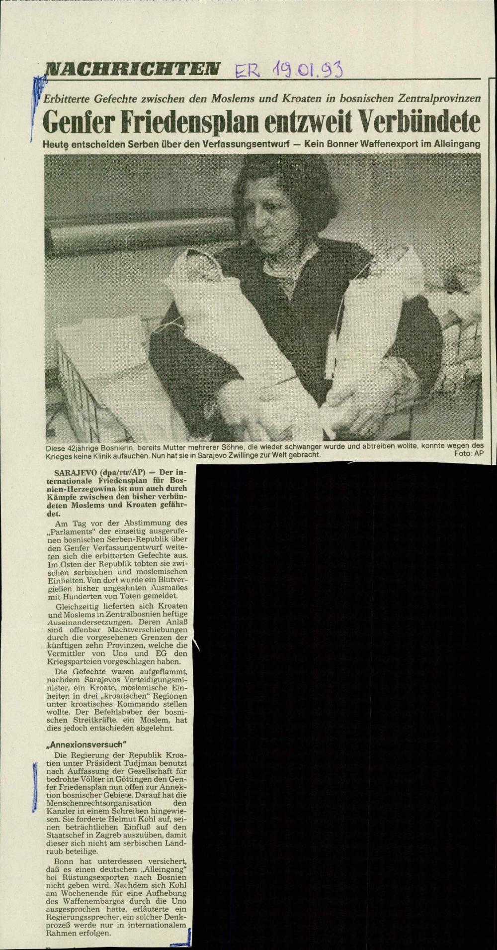 Genfer Friedensplan entzweit Verbündete