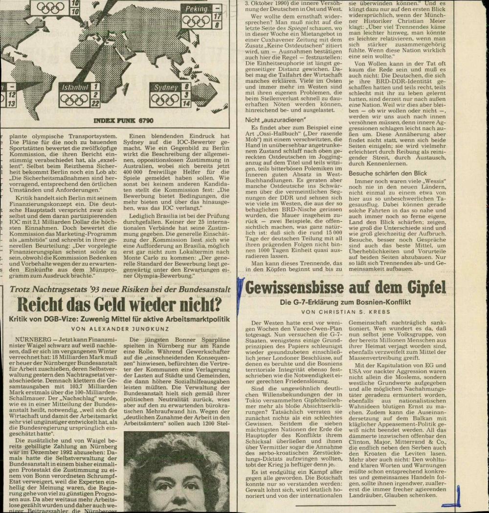 Gewissensbisse auf dem Gipfel