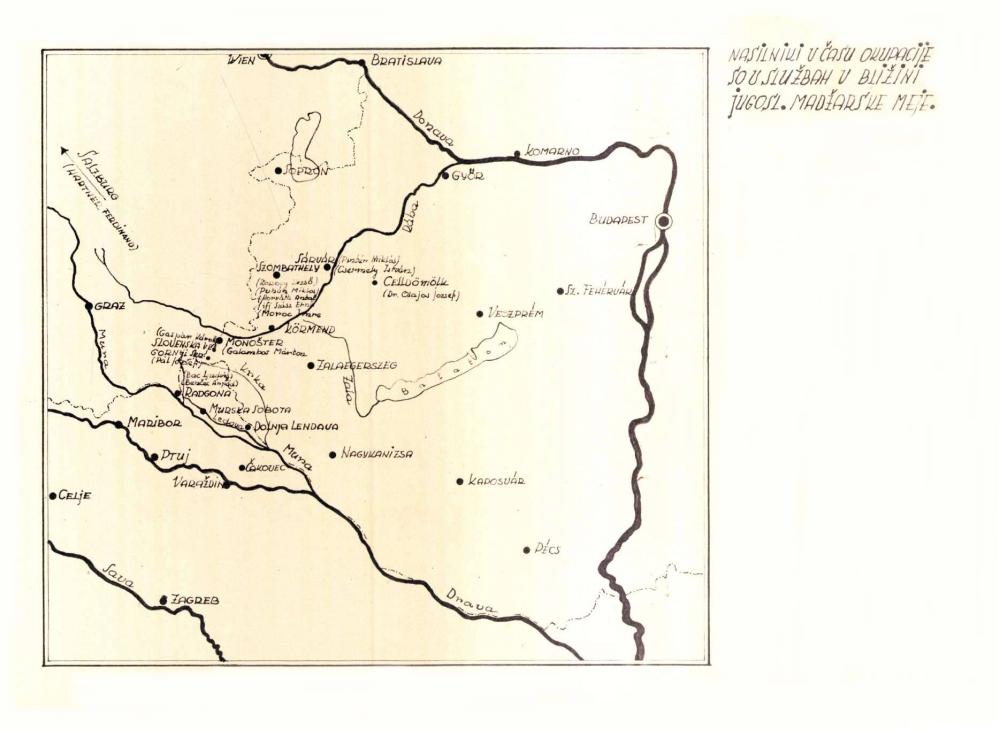 Nasliniki u času okupacije so u službah v bližini Jugosl. madžarske meje