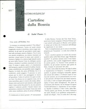 Cartoline dalla Bosnia  - nosilna