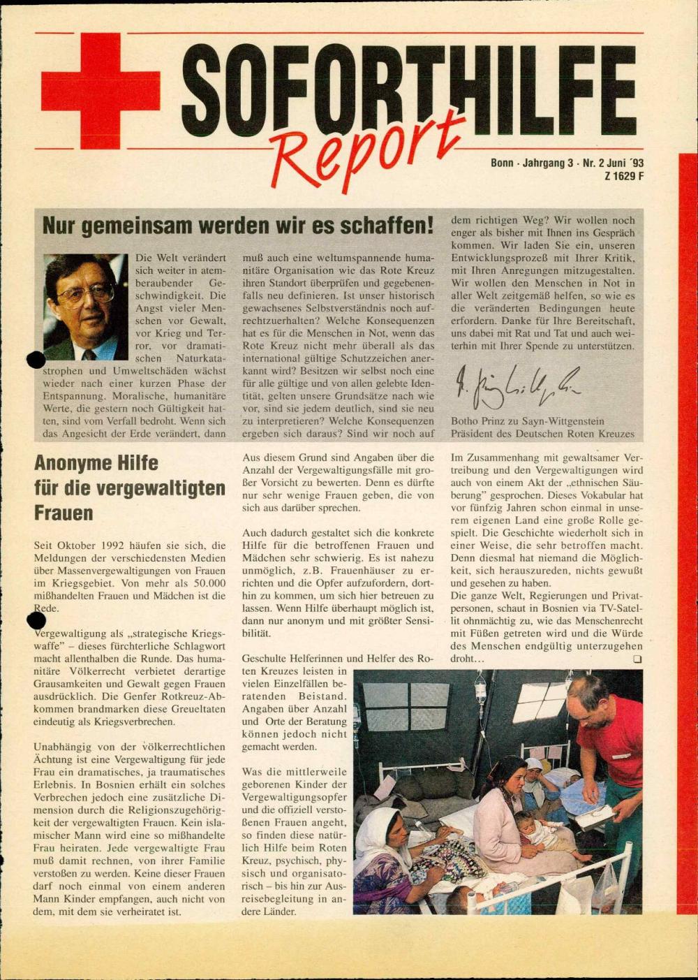 Soforthilfe Report, Nr. 2
