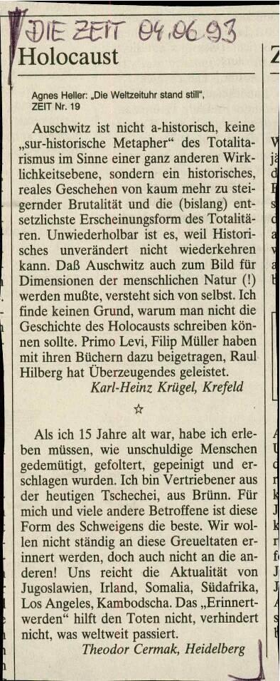 Holocaust - nosilna