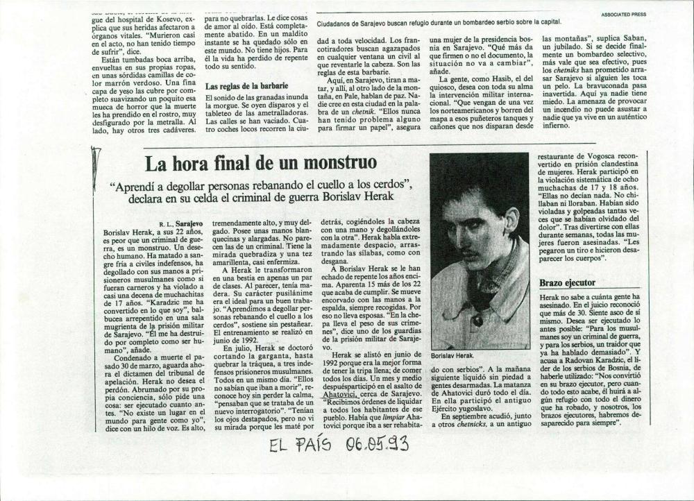 La hora final de un monstruo