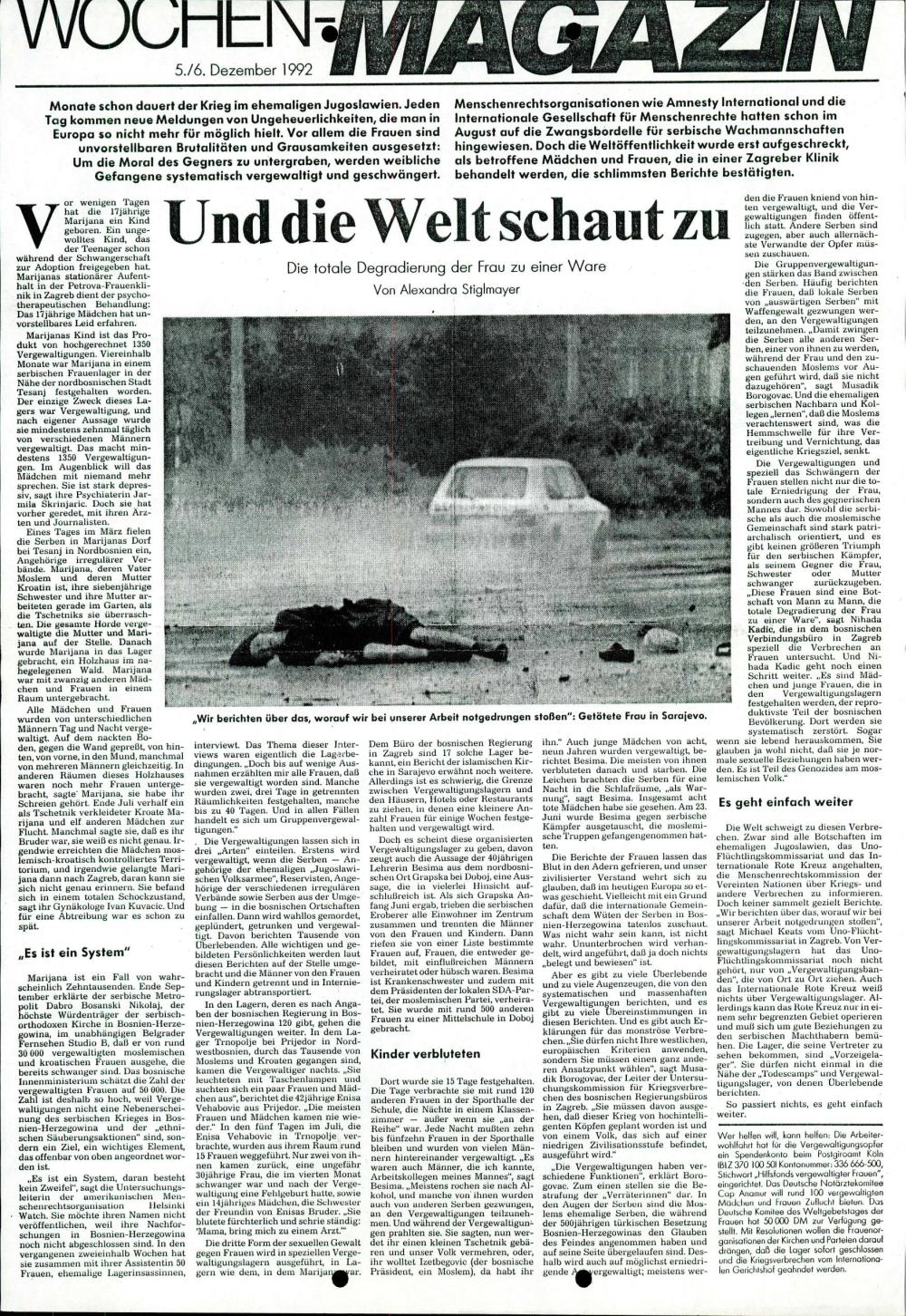 Und die Welt schaut zu - nosilna