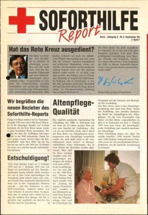 Soforthilfe Report, Nr. 3  - nosilna