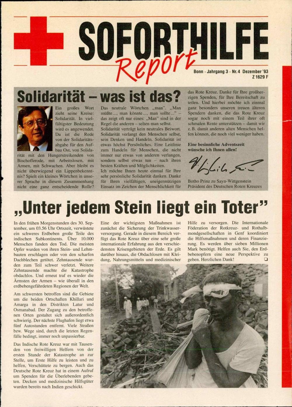 Soforthilfe Report, Nr. 4