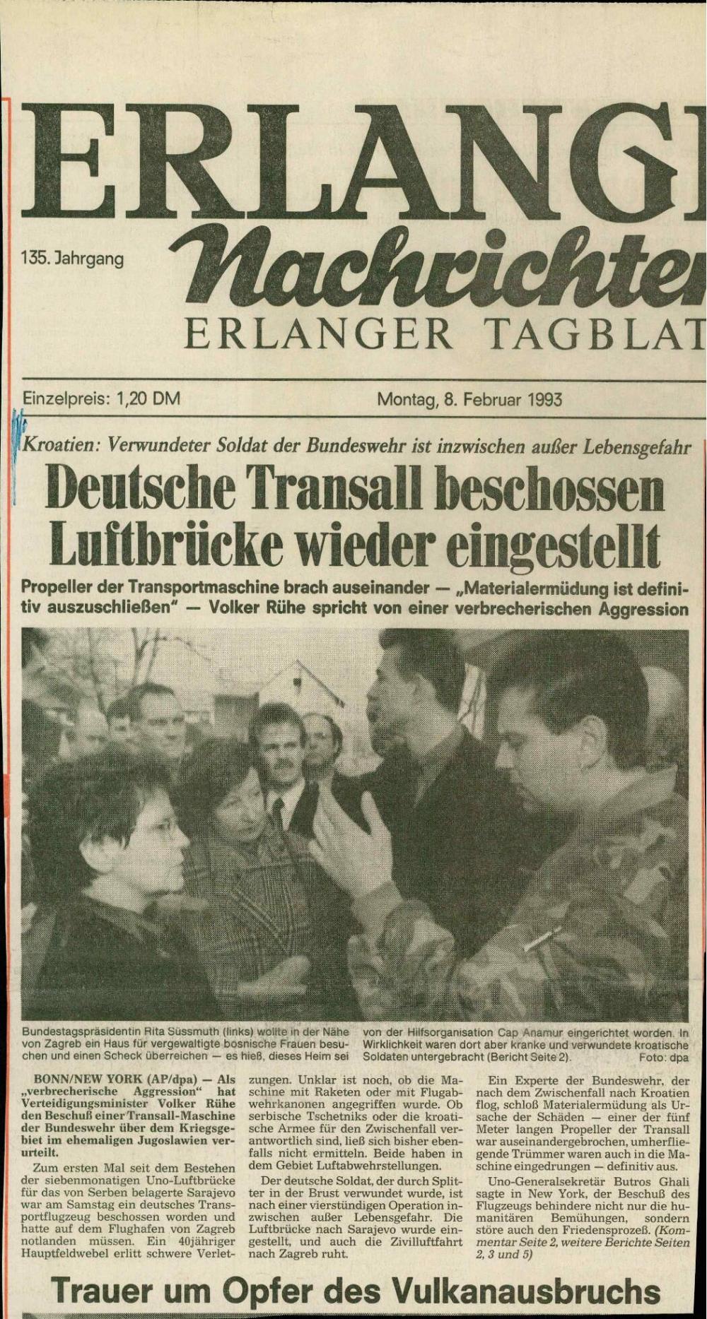Deutsche Transall beschossen Luftbrücke ... - nosilna