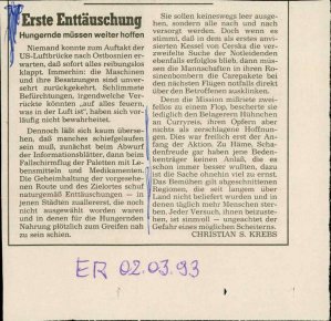 Erste Enttäuschung  - nosilna