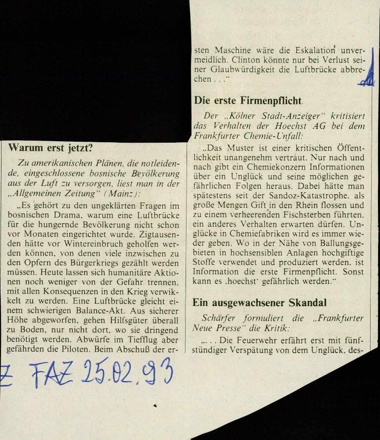 Warum erst jetzt? - nosilna